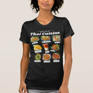 Thaise keuken Restaurant Foodie Crew Aziatische Fo T-shirt
