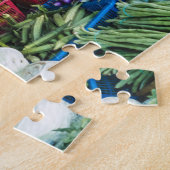 Thaise landbouwers produceren groenten legpuzzel (Zijkant)