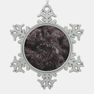 Thaise Lao zwarte rijst [Khao Niao Dam] Tin Sneeuwvlok Ornament