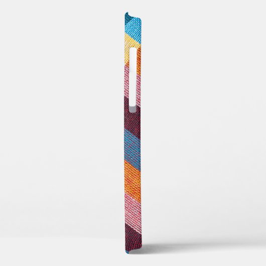 Thaise lendendoek: close-up weefsel textuur. Case-Mate iPhone case (Achterkant / Links)