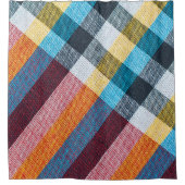 Thaise lendendoek: close-up weefsel textuur. douchegordijn (Voorkant)