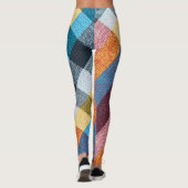 Thaise lendendoek: close-up weefsel textuur. leggings (Achterkant)