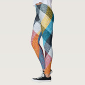 Thaise lendendoek: close-up weefsel textuur. leggings (Links)