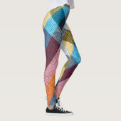 Thaise lendendoek: close-up weefsel textuur. leggings (Rechts)
