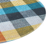 Thaise lendendoek: close-up weefsel textuur. snijplank (Hoek)