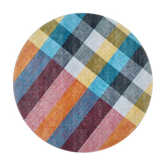 Thaise lendendoek: close-up weefsel textuur. snijplank (Voorkant)