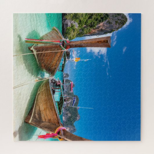Thaise Long-Tailboten Legpuzzel (Horizontaal)