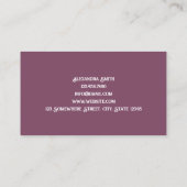 Thaise Massage Custom QR Visitekaartje (Achterkant)