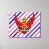 Thaise muntwapens canvas afdruk (Voorkant)