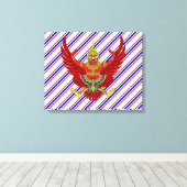 Thaise muntwapens canvas afdruk (Insitu (Houten vloer))