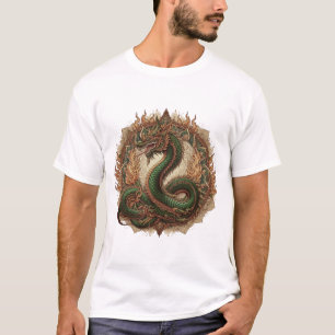 Thaise Naga-tatoeage voor kracht en bescherming T-shirt