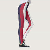 Thaise nationale vlagkleuren - Verticaal gestreept Leggings (Rechts)