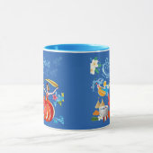 Thaise nieuwe jaar stralend blauw mok (Midden)