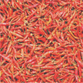 Thaise paprika's sticker (Voorkant)