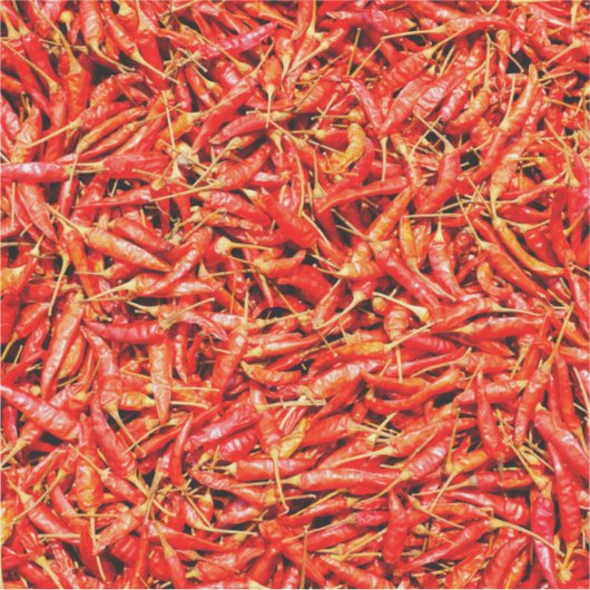 Thaise paprika's sticker (Voorkant)