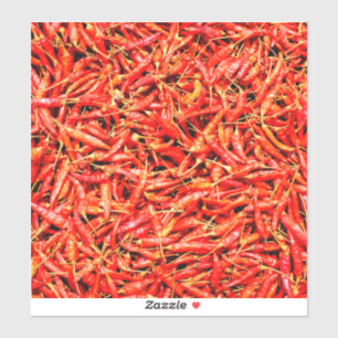 Thaise paprika's sticker