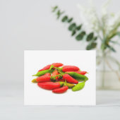 Thaise peper briefkaart (Staand voorkant)