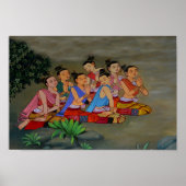 Thaise rechtbank dames poster (Voorkant)