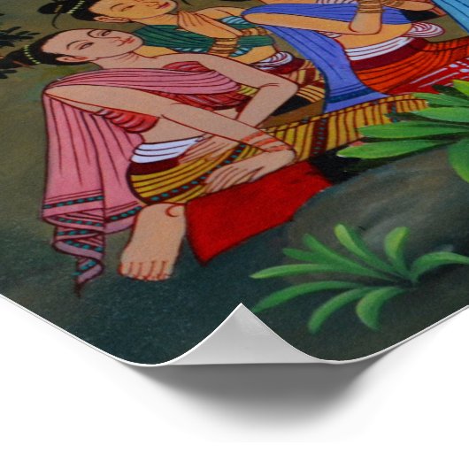 Thaise rechtbank dames poster (Hoek)