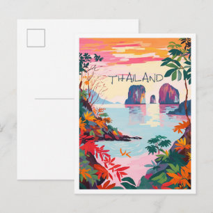 Thaise Reisesthetiek Briefkaart