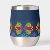 Thaise Schrift Abstracte Vis Kunst | Tumbler Fles (Achterkant)