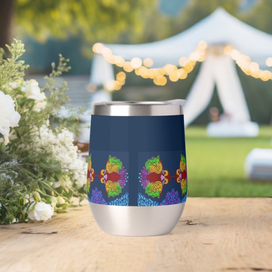 Thaise Schrift Abstracte Vis Kunst | Tumbler Fles (Huwelijk)
