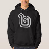 Thaise script nummer 2 / Twee / ๒ (Song) Hoodie (Voorkant)