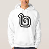 Thaise script nummer 2 / Twee / ๒ (Song) Hoodie (Voorkant)