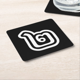 Thaise script nummer 2 / Twee / ๒ (Song) Kartonnen Onderzetters