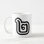 Thaise script nummer 2 / Twee / ๒ (Song) Koffiemok (Links)