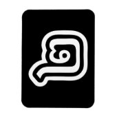 Thaise script nummer 2 / Twee / ๒ (Song) Magneet (Verticaal)