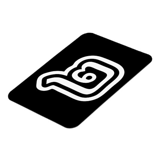 Thaise script nummer 2 / Twee / ๒ (Song) Magneet (Linkerzijde)