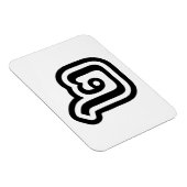 Thaise script nummer 2 / Twee / ๒ (Song) Magneet (Rechterzijde)