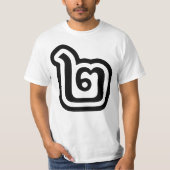 Thaise script nummer 2 / Twee / ๒ (Song) T-shirt (Voorkant)