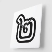 Thaise script nummer 2 / Twee / ๒ (Song) Vierkante Klok (Hoek)