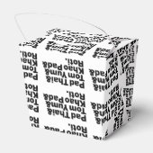 Thaise Straatvoedsel Bedankdoosjes (Achterkant)