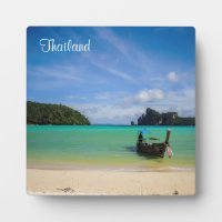 Thaise strand Foto met Vissende tas