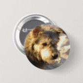 Thaise Strandhond Ronde Button 5,7 Cm (Voorkant /achterkant)