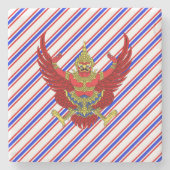 Thaise stremvlag stenen onderzetter (Voorkant)