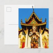 Thaise tempel en Boeddha 1102 Briefkaart (Voorkant / Achterkant)