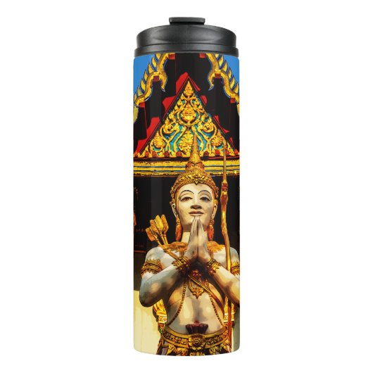 Thaise tempel en Boeddha 1102 Thermosbeker (Voorkant)