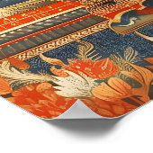 Thaise tempel kunstprint traditionele boeddhistisc poster (Hoek)