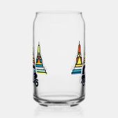 Thaise Tempels En Tuk Tuk's Blikvorm Glas (Rechts)