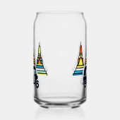 Thaise Tempels En Tuk Tuk's Blikvorm Glas (Links)