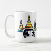Thaise Tempels En Tuk Tuks Koffiemok (Links)