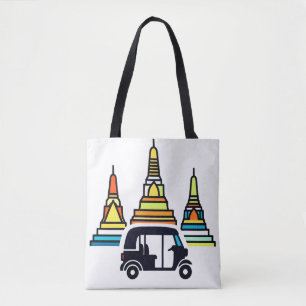 Thaise Tempels En Tuk Tuks Tote Bag