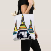 Thaise Tempels En Tuk Tuks Tote Bag (Dichtbij)