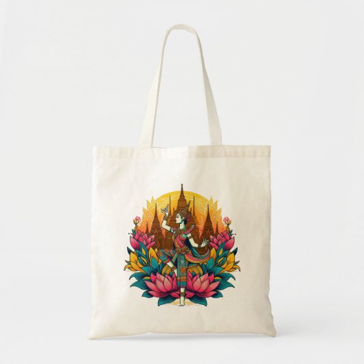 Thaise traditionele dans, Thaise cultuur Tote Bag (Voorkant)
