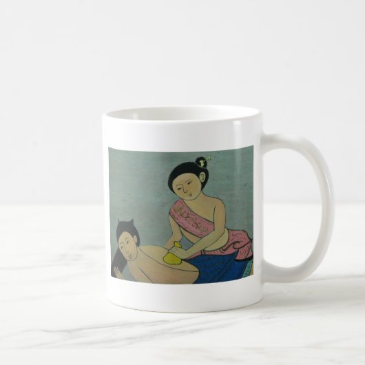 Thaise Traditionele Massage Koffiemok (Rechts)
