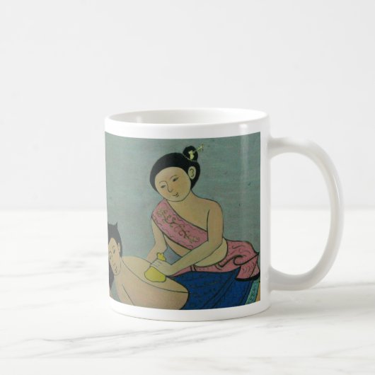 Thaise Traditionele Massage Koffiemok (Rechts)